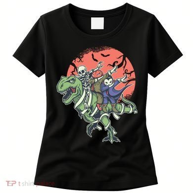 Dabbing Halloween Characters Women's T-Shirt