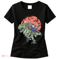 Dabbing Halloween Characters Women's T-Shirt thumb 0