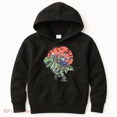 Dabbing Halloween Characters Kids Hoodie