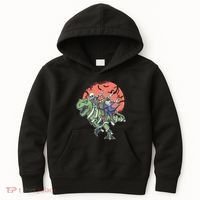 Dabbing Halloween Characters Kids Hoodie thumb 0
