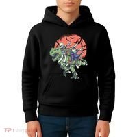 Dabbing Halloween Characters Kids Hoodie thumb 4