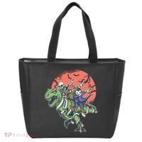 Dabbing Halloween Characters Tote Bag thumb 0