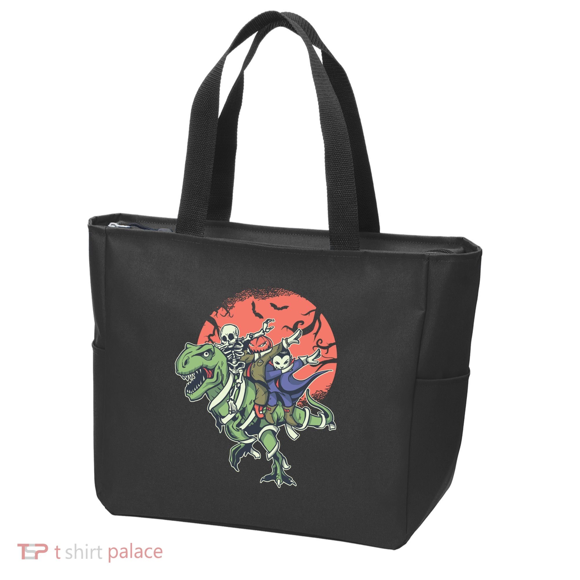 Dabbing Halloween Characters Tote Bag