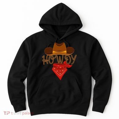 Distressed Howdy Cowboy Hoodie