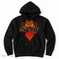 Distressed Howdy Cowboy Hoodie thumb 0