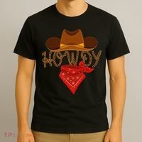 Distressed Howdy Cowboy T-Shirt thumb 3