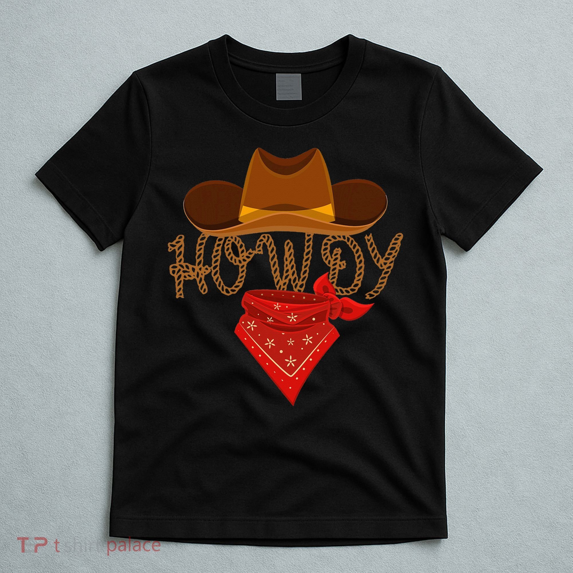 Distressed Howdy Cowboy T-Shirt