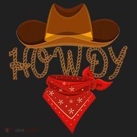 Distressed Howdy Cowboy Beanie thumb 2