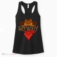 Distressed Howdy Cowboy Women's Tank Top thumb 0