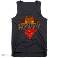 Distressed Howdy Cowboy Tank Top thumb 0