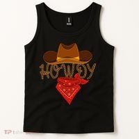 Distressed Howdy Cowboy Tank Top thumb 2