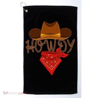 Distressed Howdy Cowboy Golf Towel