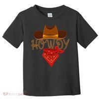 Distressed Howdy Cowboy Toddler T-Shirt thumb 0