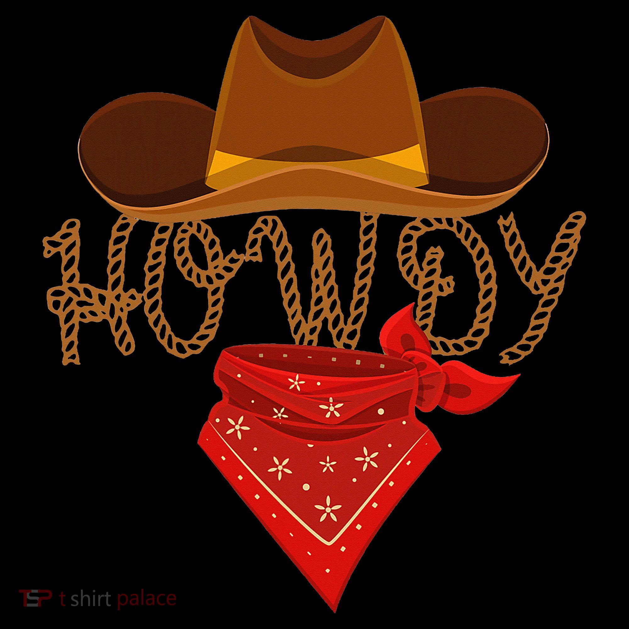 Distressed Howdy Cowboy Toddler T-Shirt