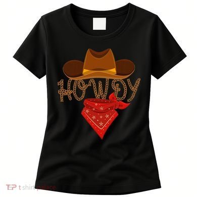 Distressed Howdy Cowboy Women's T-Shirt