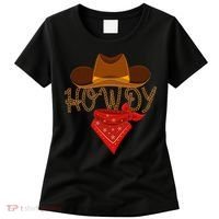 Distressed Howdy Cowboy Women's T-Shirt thumb 0