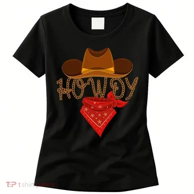 Distressed Howdy Cowboy Women's T-Shirt