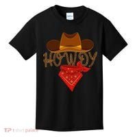 Distressed Howdy Cowboy Kids T-Shirt thumb 0