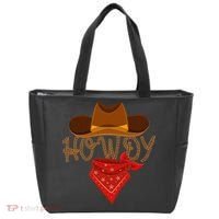 Distressed Howdy Cowboy Tote Bag thumb 0