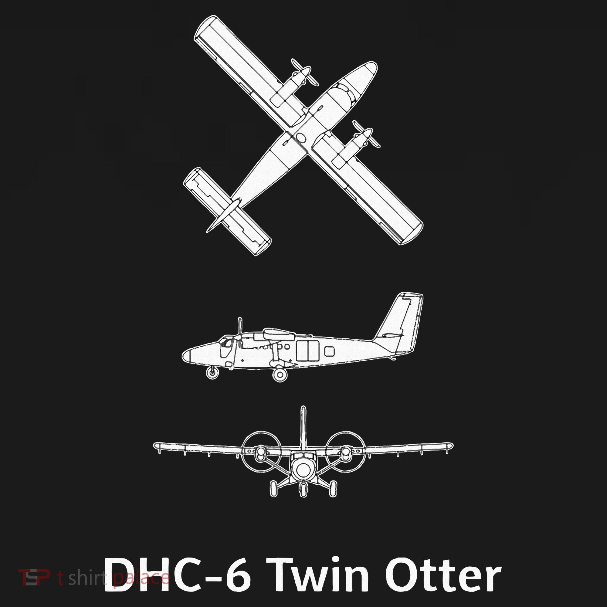 De Havilland Canada Dhc6 Twin Otter Plane Twin Otter Dhc6 T-Shirt
