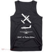 De Havilland Canada Dhc6 Twin Otter Plane Twin Otter Dhc6 Tank Top thumb 0
