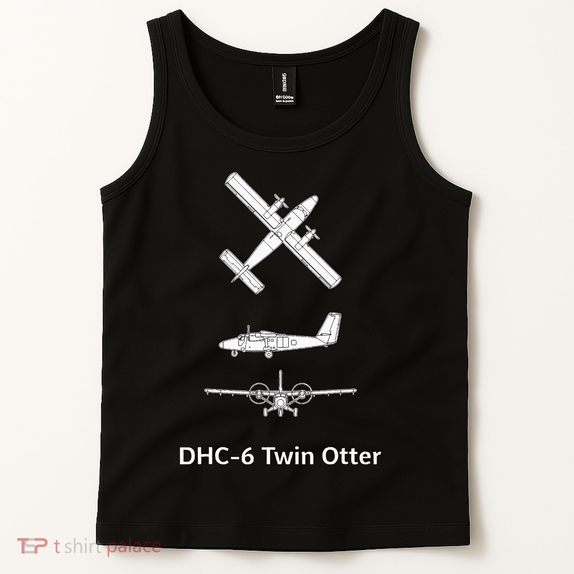 De Havilland Canada Dhc6 Twin Otter Plane Twin Otter Dhc6 Tank Top