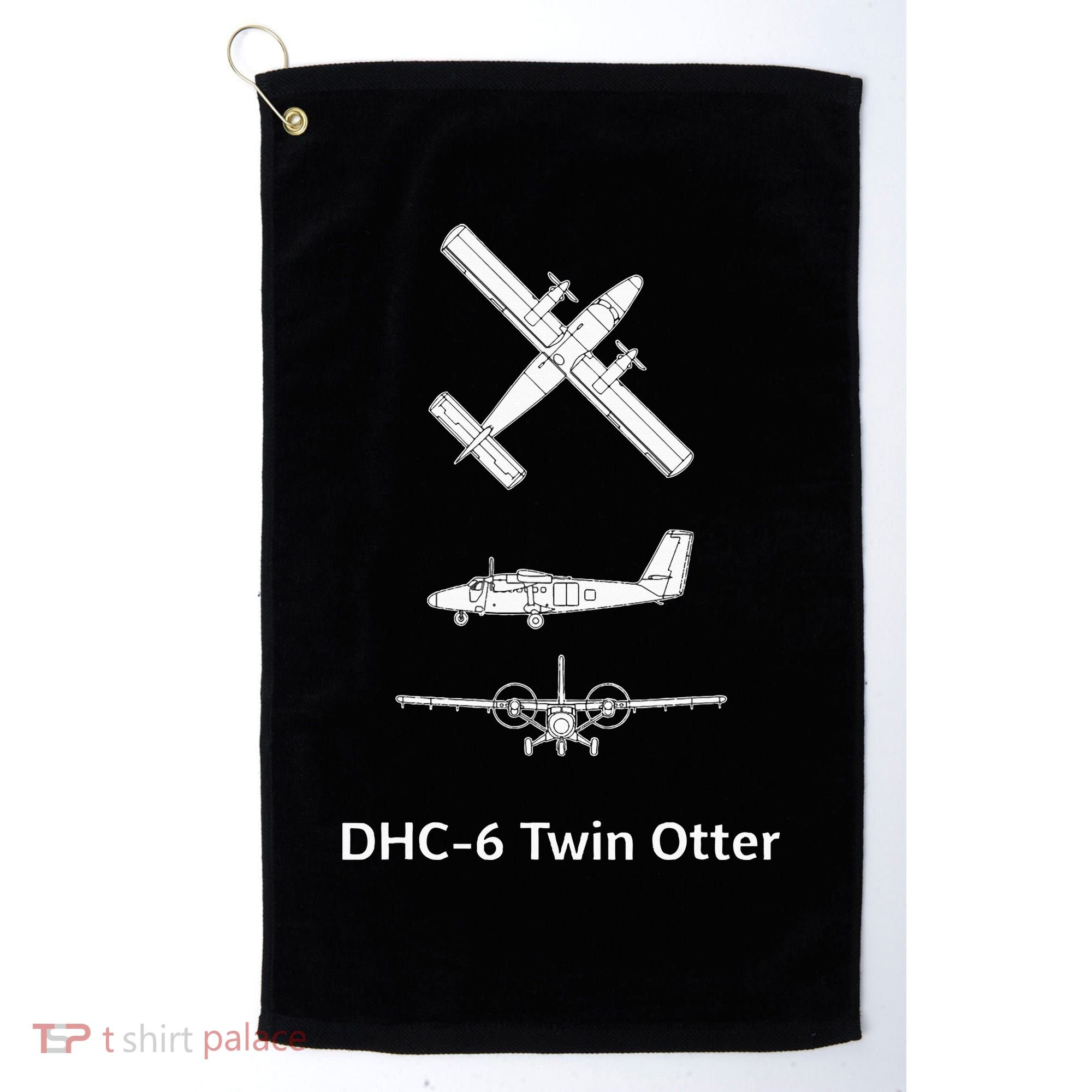 De Havilland Canada Dhc6 Twin Otter Plane Twin Otter Dhc6 Golf Towel