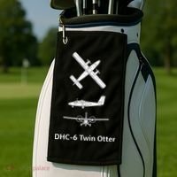 De Havilland Canada Dhc6 Twin Otter Plane Twin Otter Dhc6 Golf Towel thumb 2