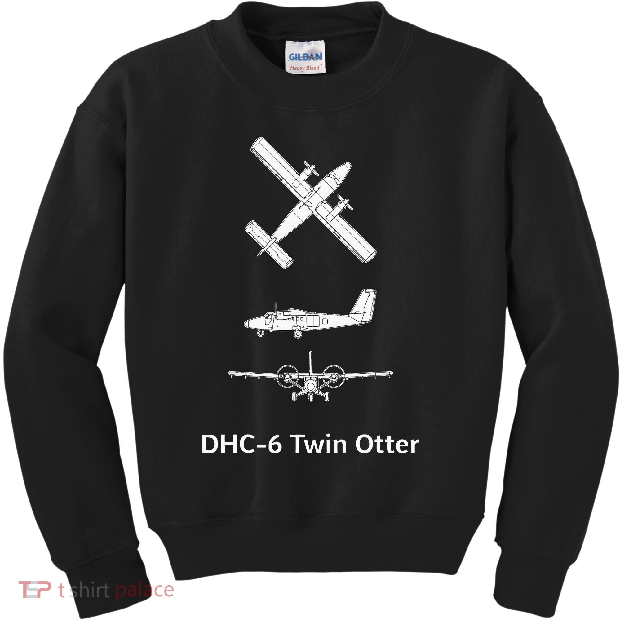 De Havilland Canada Dhc6 Twin Otter Plane Twin Otter Dhc6 Kids Sweatshirt