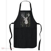 Deer Hunting Camo American Flag Apron thumb 0