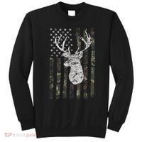 Deer Hunting Camo American Flag Sweatshirt thumb 0