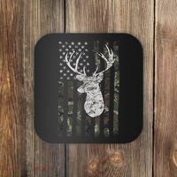 Deer Hunting Camo American Flag Coaster thumb 0