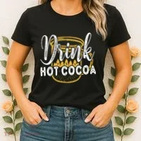 Drink Hot Cocoa Women's T-Shirt thumb 2