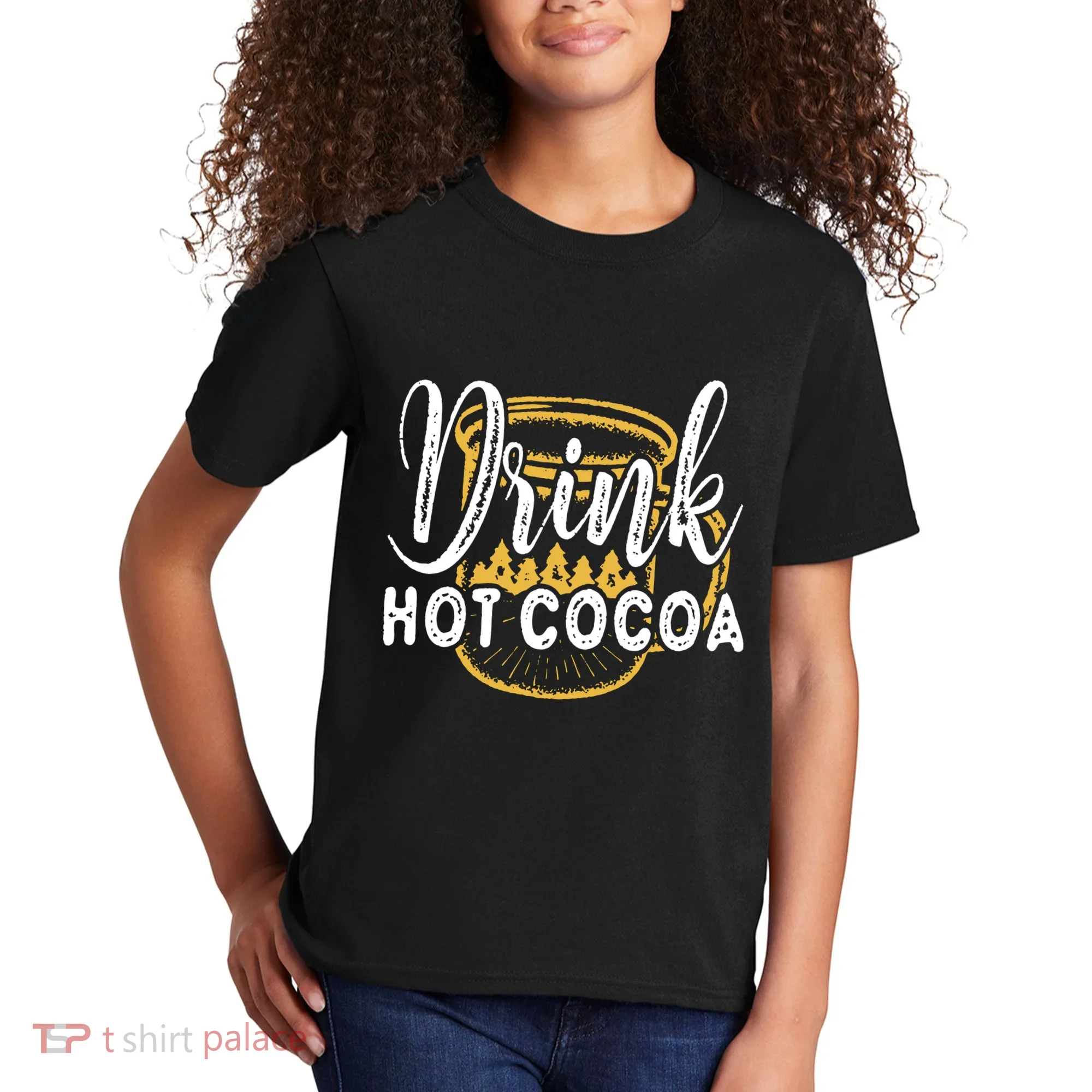 Drink Hot Cocoa Kids T-Shirt