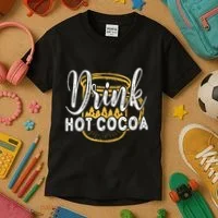Drink Hot Cocoa Kids T-Shirt thumb 3