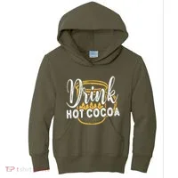 Drink Hot Cocoa Kids Hoodie thumb 0