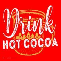Drink Hot Cocoa Santa Hat thumb 1