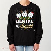 Dentist Hygienist Christmas Dental Squad Cute Gift Women's Sweatshirt thumb 0