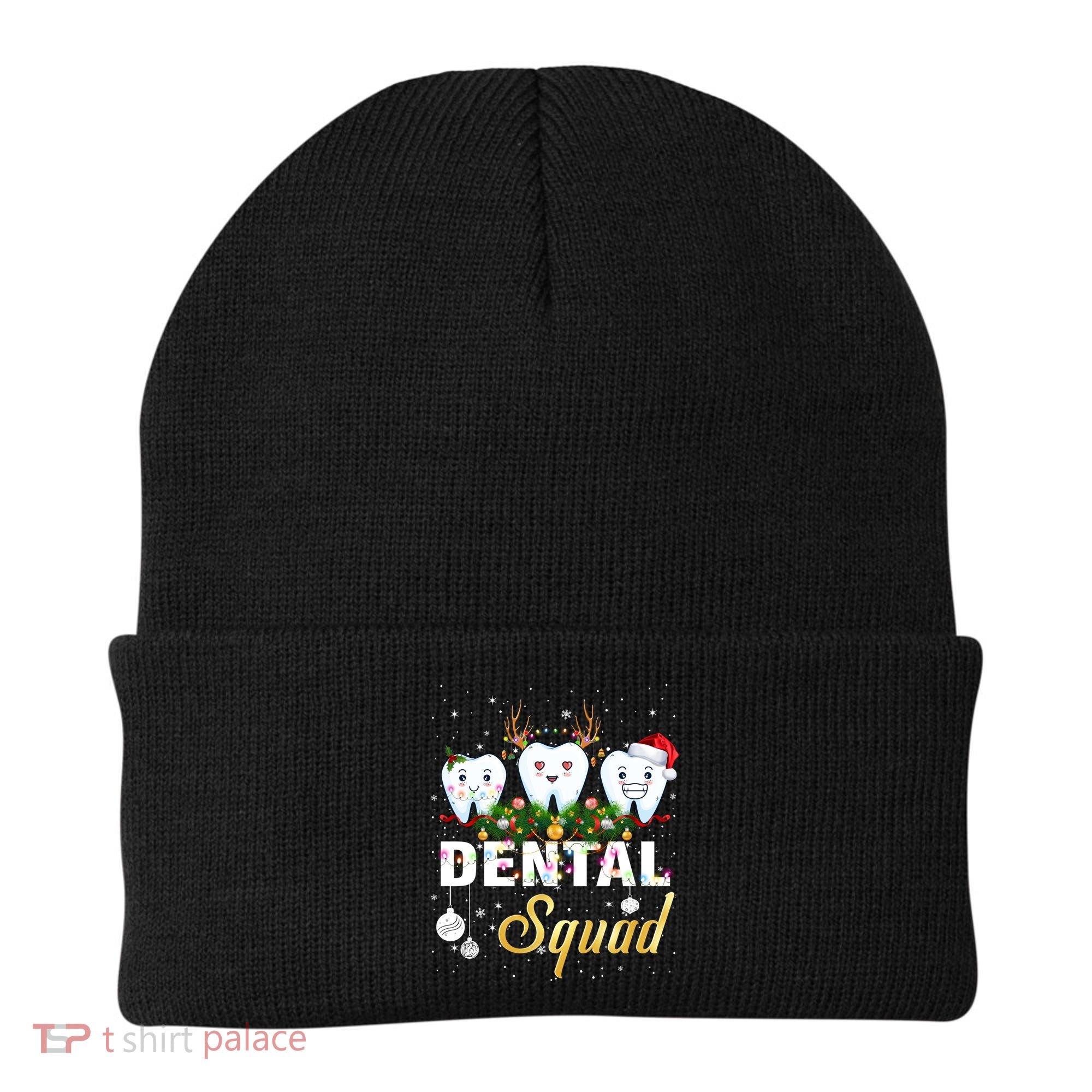 Dentist Hygienist Christmas Dental Squad Cute Gift Beanie