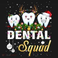 Dentist Hygienist Christmas Dental Squad Cute Gift Ornament thumb 1