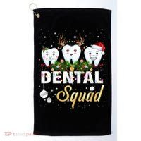 Dentist Hygienist Christmas Dental Squad Cute Gift Golf Towel thumb 0