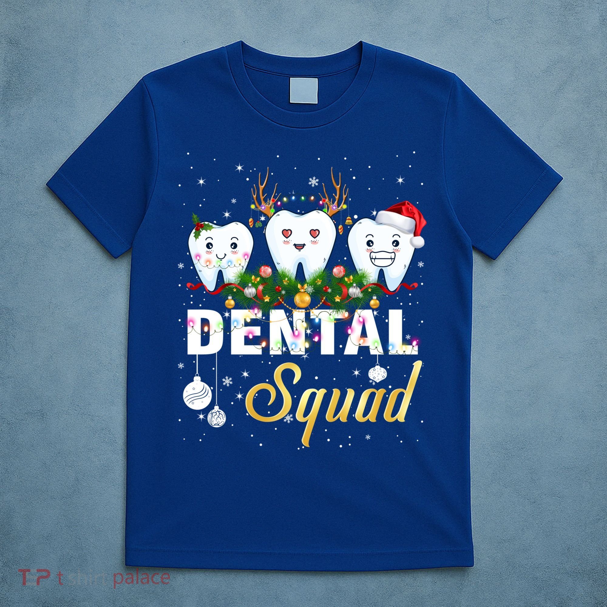 Dentist Hygienist Christmas Dental Squad Cute Gift T-Shirt