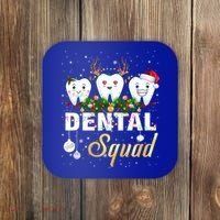 Dentist Hygienist Christmas Dental Squad Cute Gift Coaster thumb 0