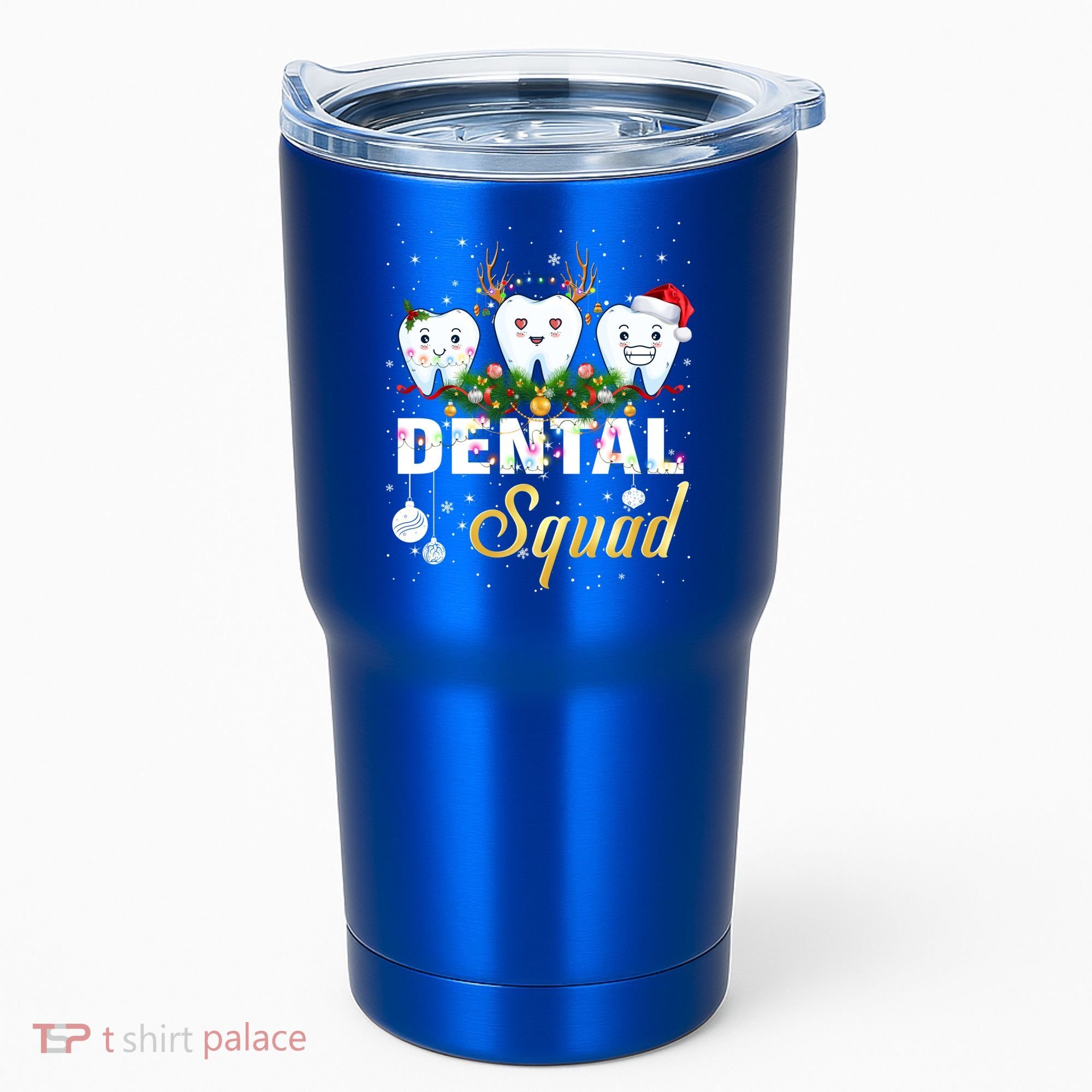 Dentist Hygienist Christmas Dental Squad Cute Gift Tumbler