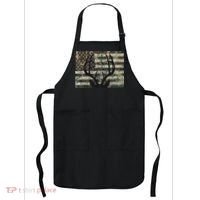Deer Hunting Camo American Flag Buck Antlers Hunter Country Apron thumb 0