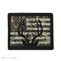 Deer Hunting Camo American Flag Buck Antlers Hunter Country Mousepad thumb 0