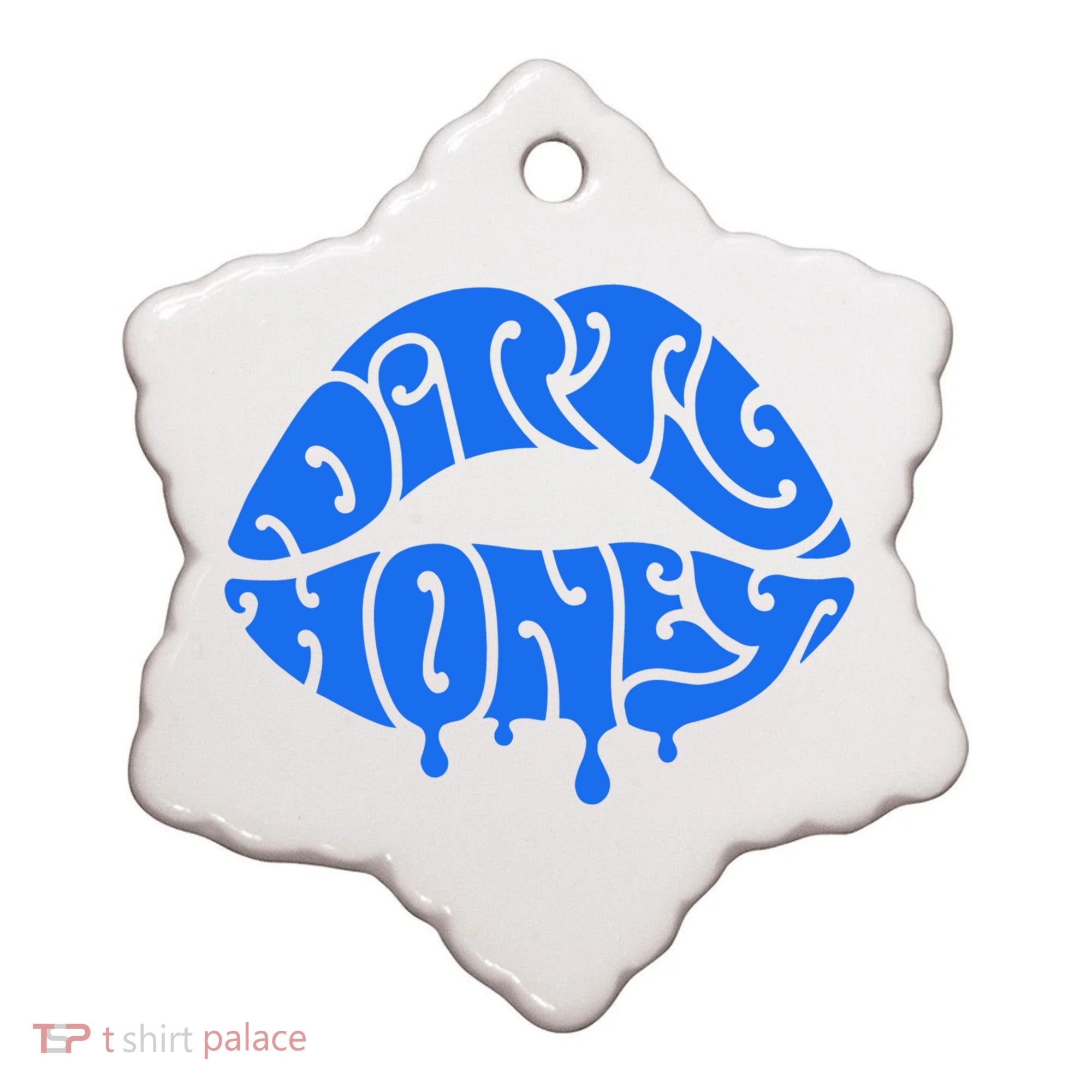 Dirty Honey Ceramic Ornament