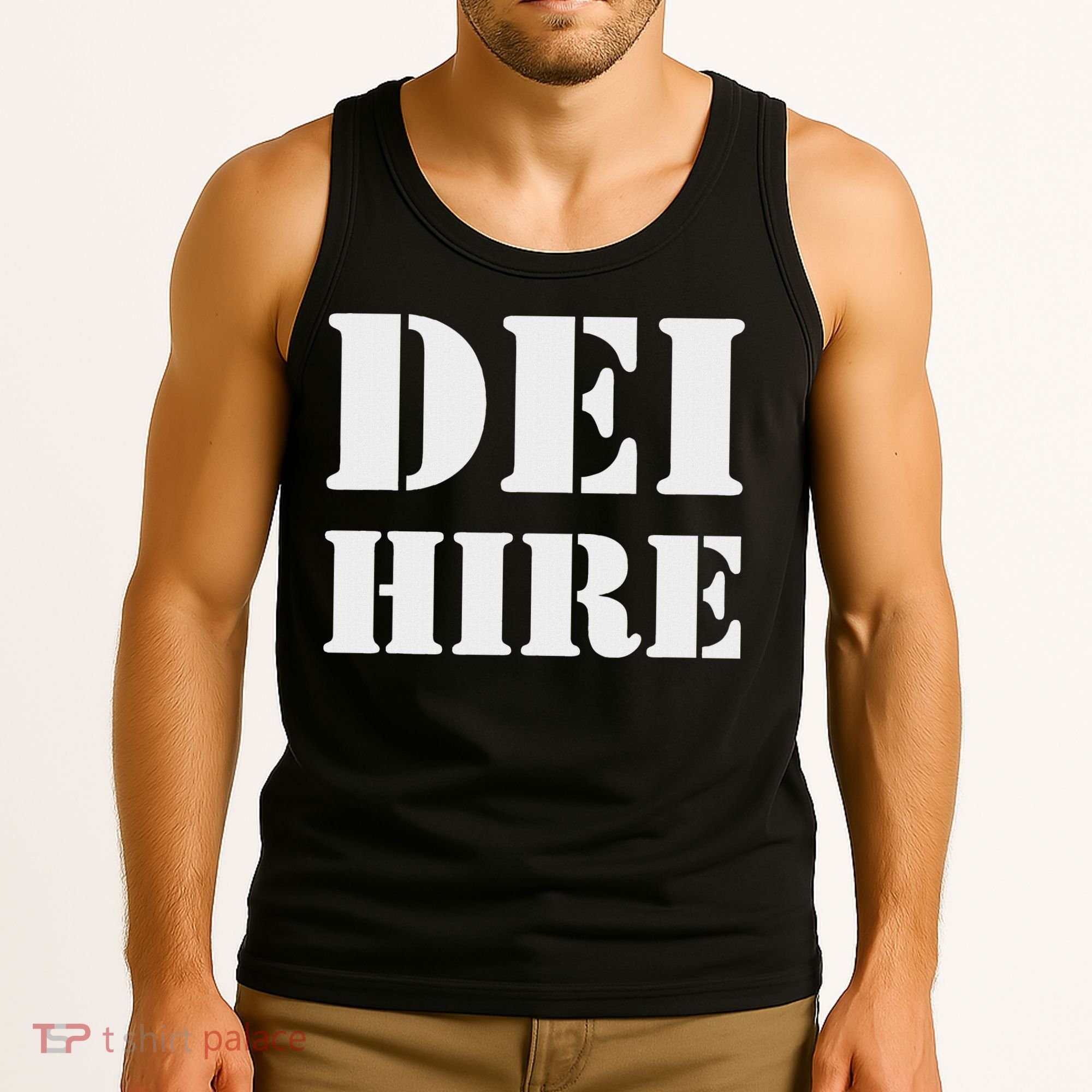 Dei Hire Diversity Equity Inclusion Anti Trump Political Tank Top