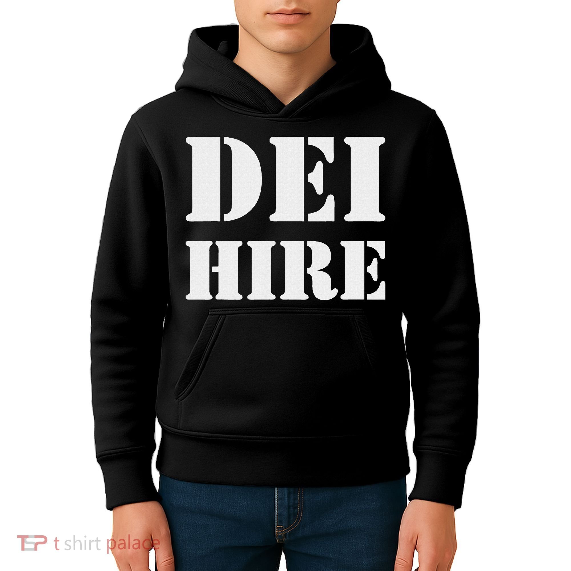 Dei Hire Diversity Equity Inclusion Anti Trump Political Kids Hoodie