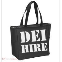 Dei Hire Diversity Equity Inclusion Anti Trump Political Tote Bag thumb 2